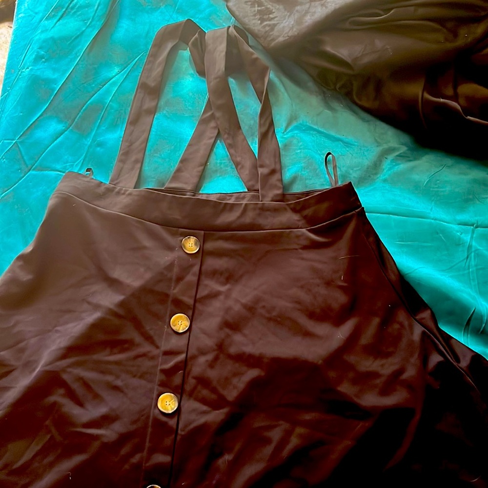 Never worn bc it didn’t fit black suspender skirt